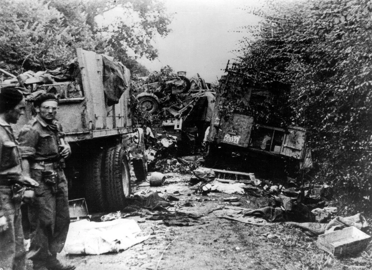 Polscy żołnierze 1. Dywizji Pancernej w Normandii w 1944