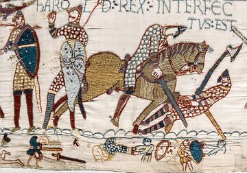 Bitwa pod Hastings na tkaninie z Bayeux