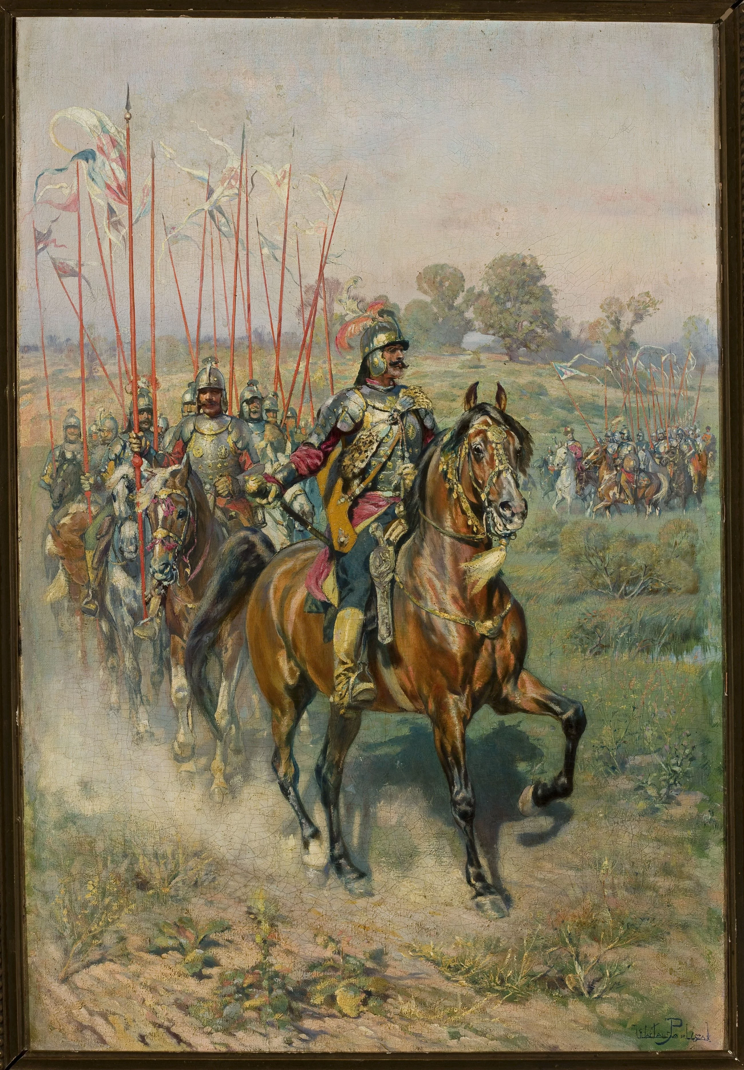 Wacław Pawliszak, Pochód husarii