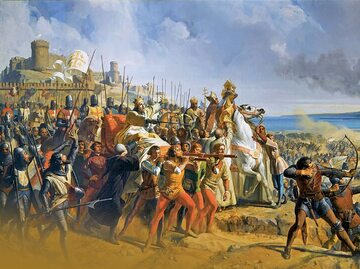 „Bitwa pod Montgisard”, mal. Philippe Larivière.