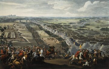 Bitwa pod Połtawą na obrazie Pierre-Denise'a Maritna