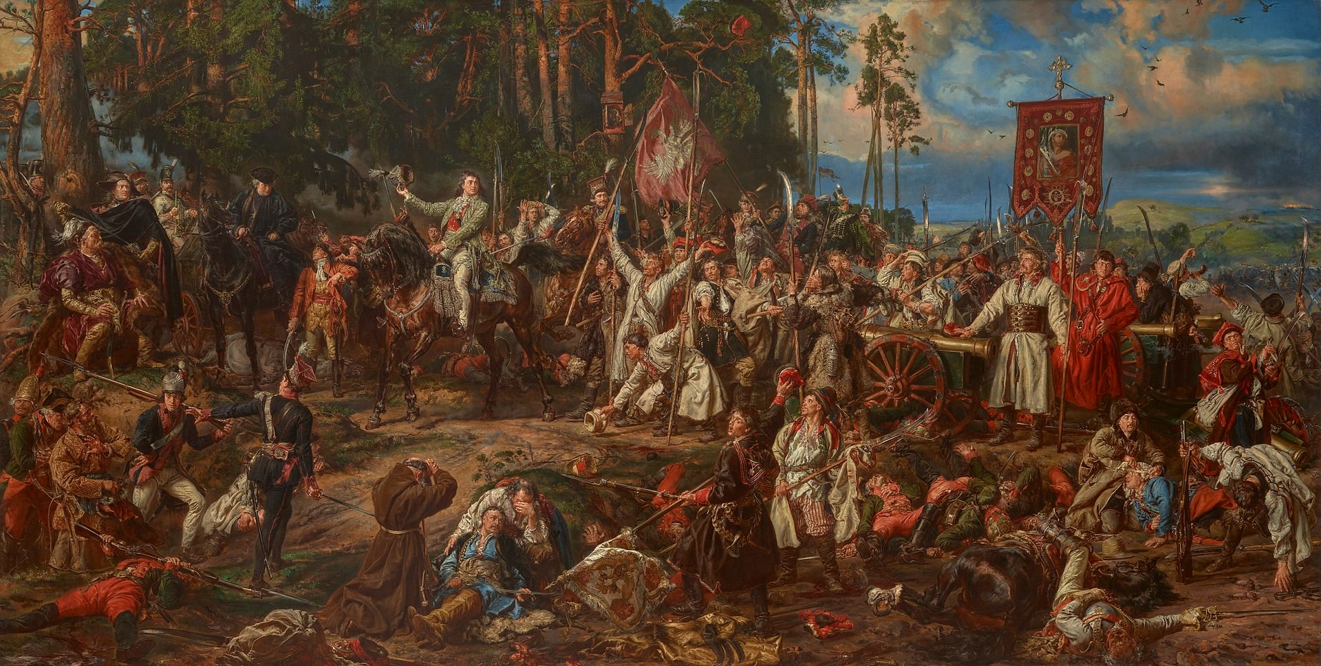 Jan Matejko, Kościuszko pod Racławicami