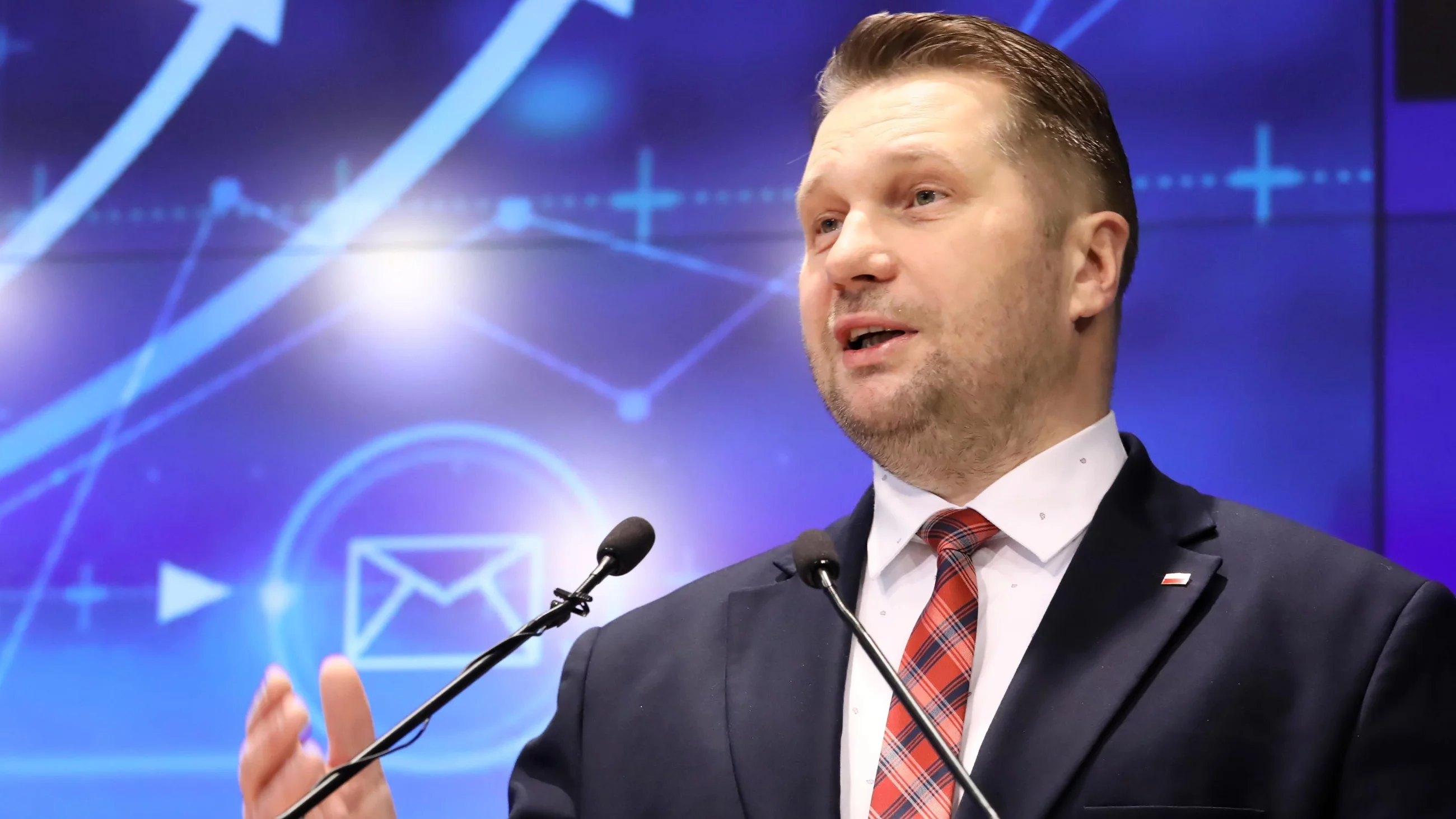 Minister edukacji i nauki Przemysław Czarnek