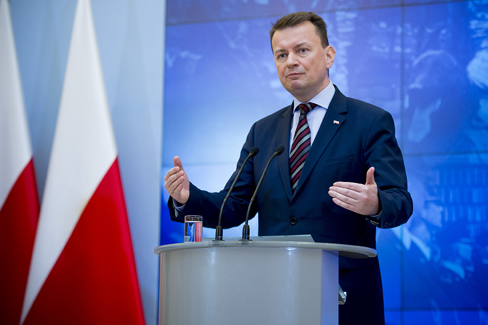 Mariusz Błaszczak, szef MSWiA