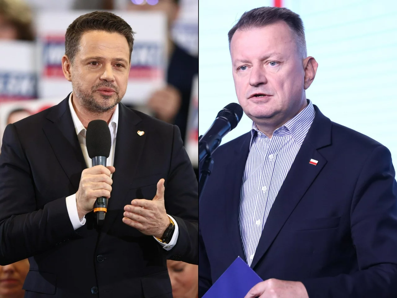 Rafał Trzaskowski (KO), Mariusz Błaszczak (PiS)