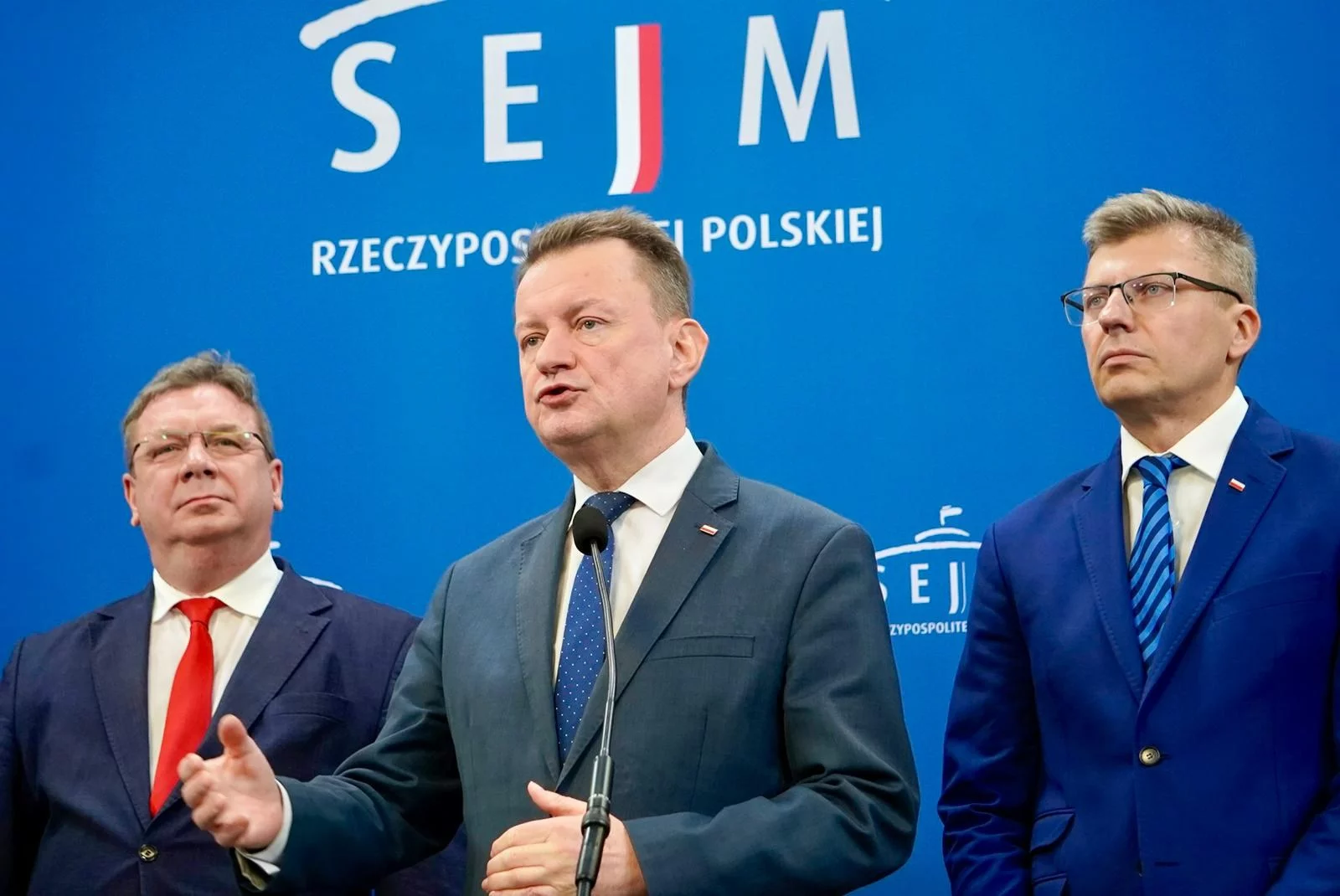 Mariusz Błaszczak, szef klubu parlamentarnego PiS