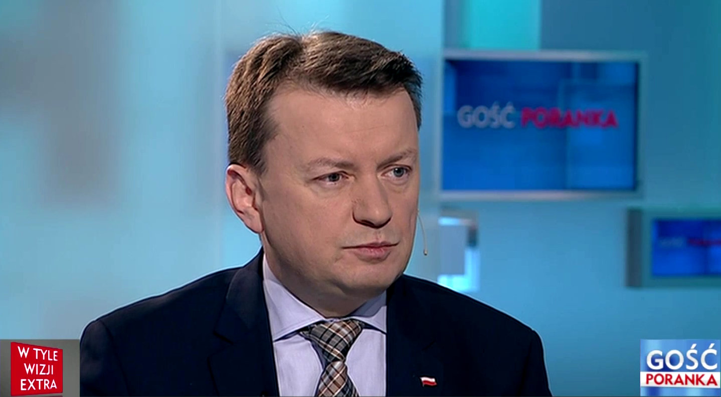 Mariusz Błaszczak, szef MSWiA