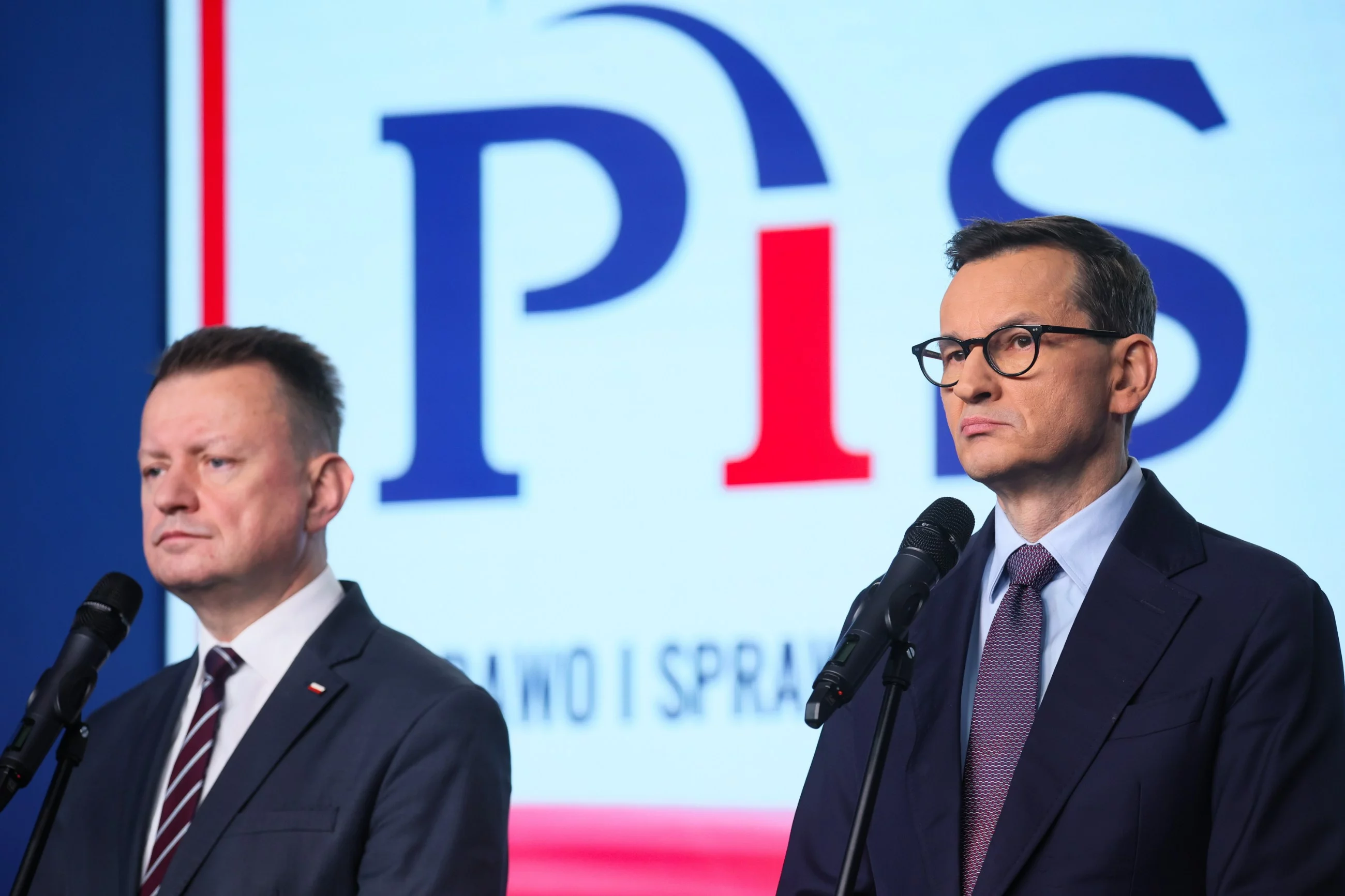 Mariusz Błaszczak i Mateusz Morawiecki