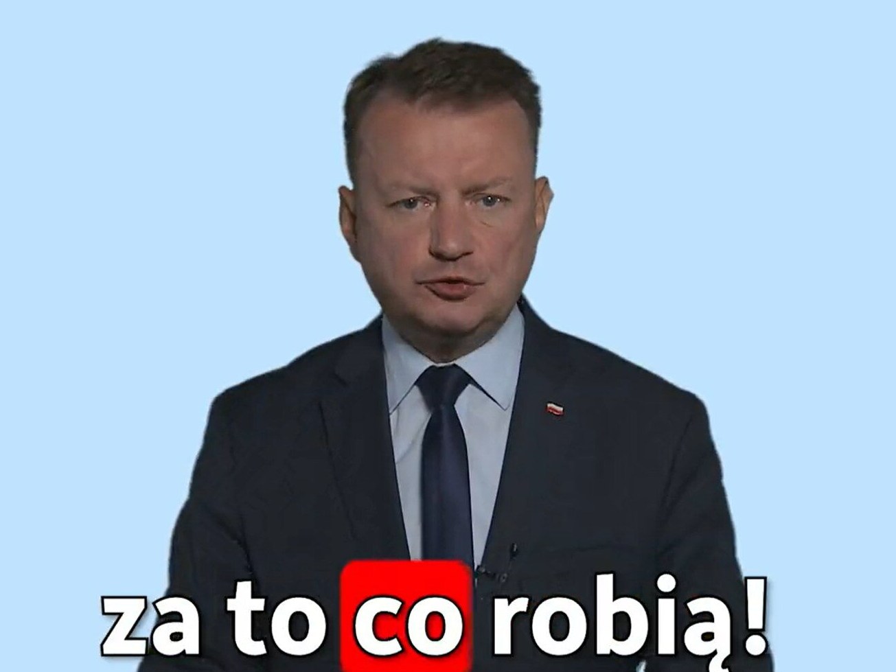 Nowy spot PiS. Szef MON Mariusz Błaszczak