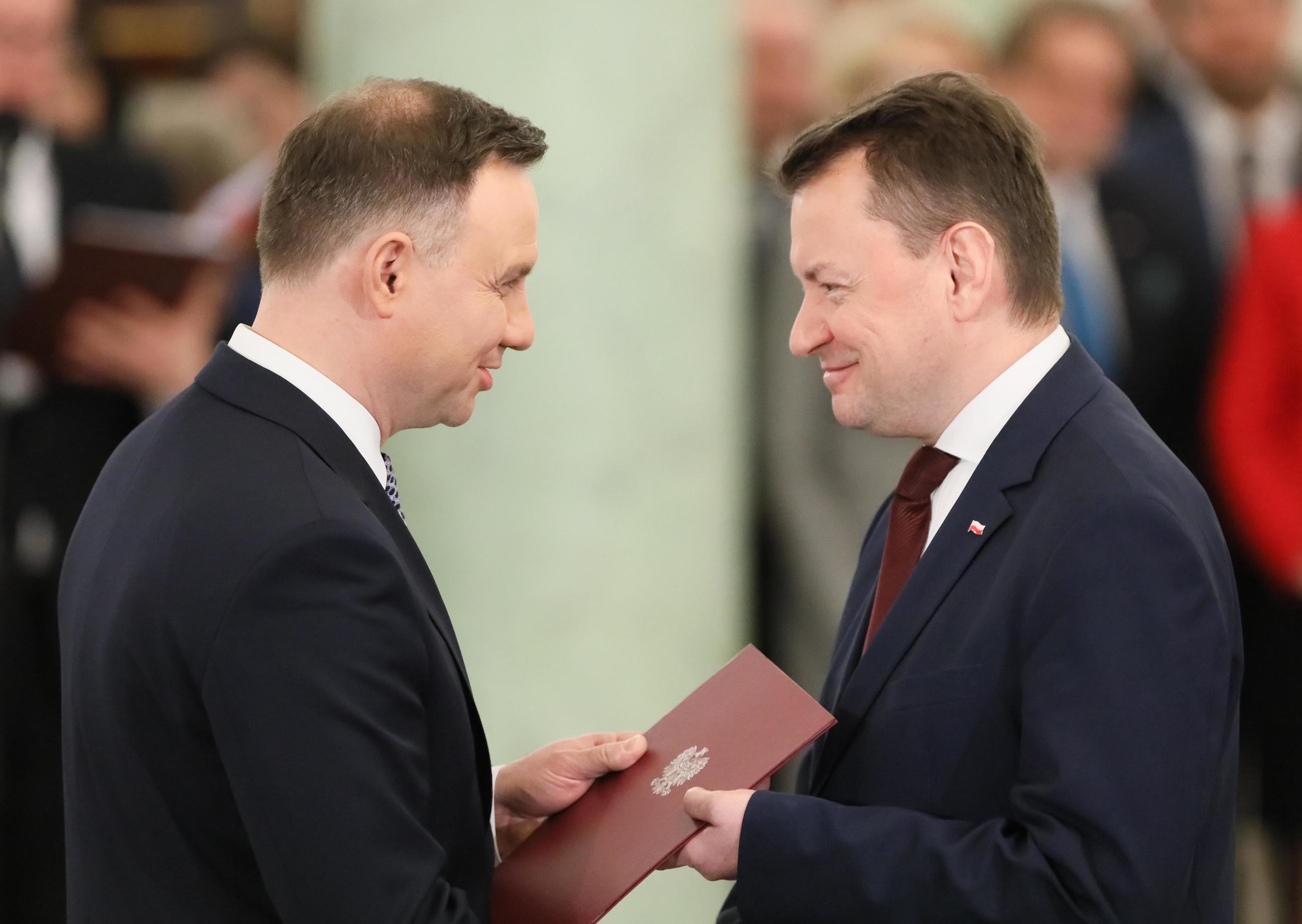 Andrzej Duda i Mariusz Błaszczak