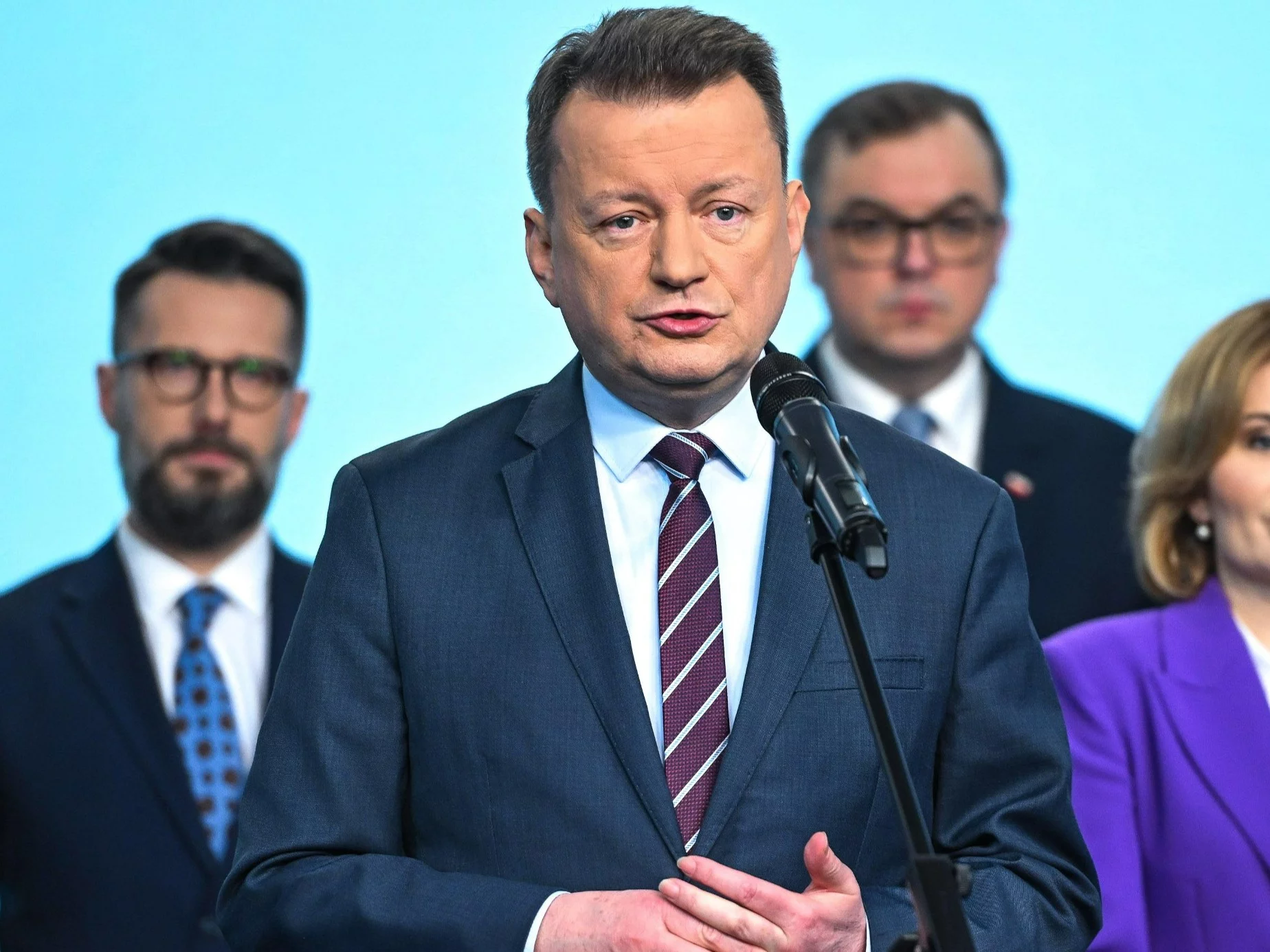 Szef klubu parlamentarnego PiS Mariusz Błaszczak