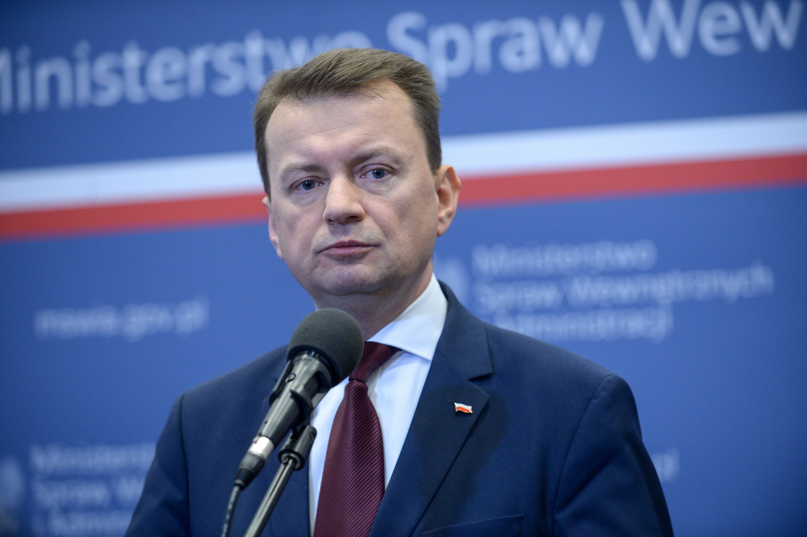 Mariusz Błaszczak, szef MSWiA