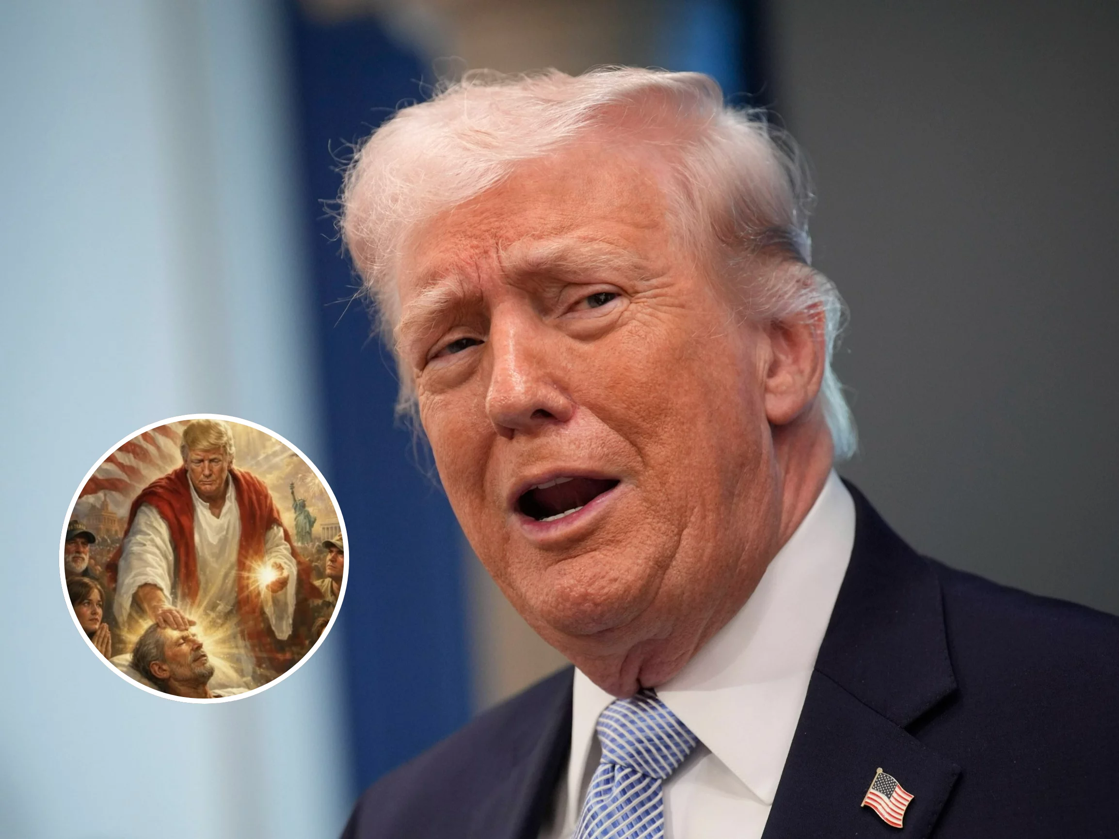 Donald Trump szokuje grafiką opublikowaną w mediach społecznościowych