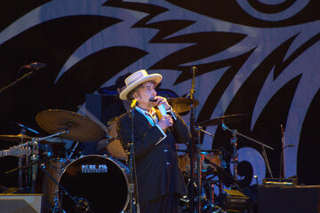 Bob Dylan podczas występu w Londynie