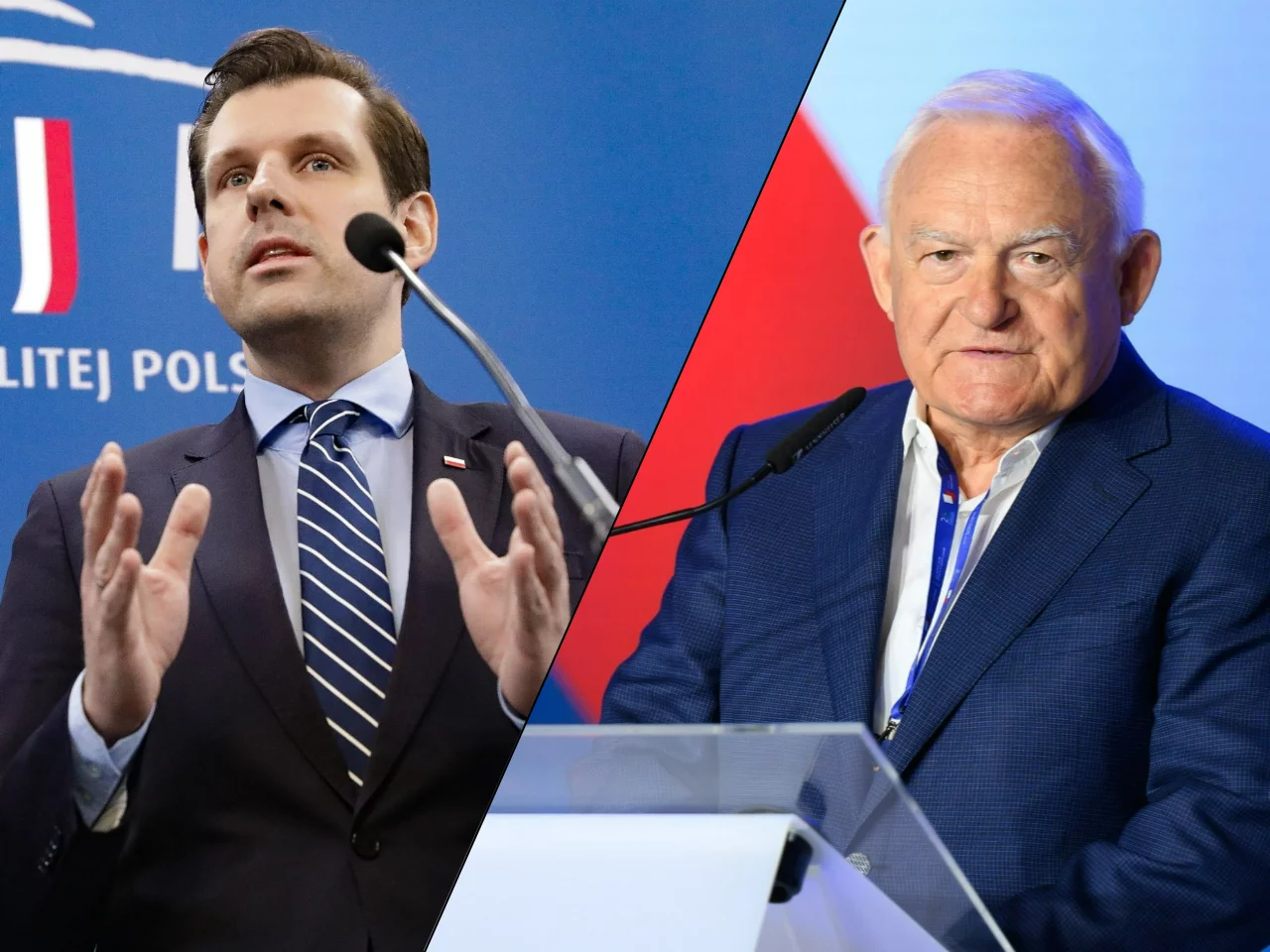 Tobiasz Bocheński i Leszek Miller