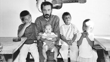 Bogdan Kacmajor z dziećmi