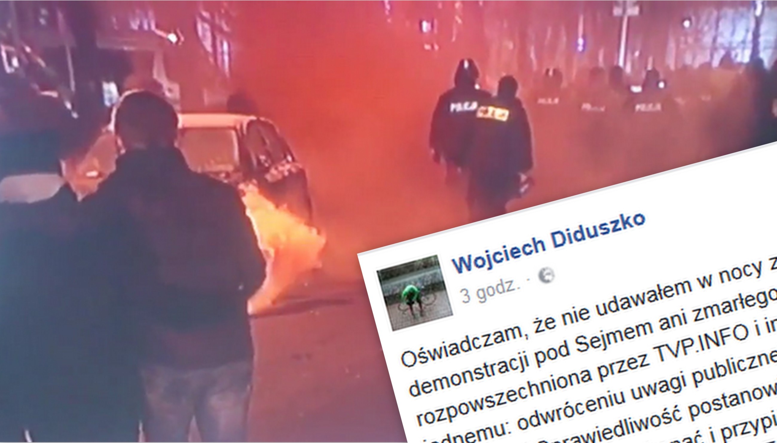 Protest przed Sejmem