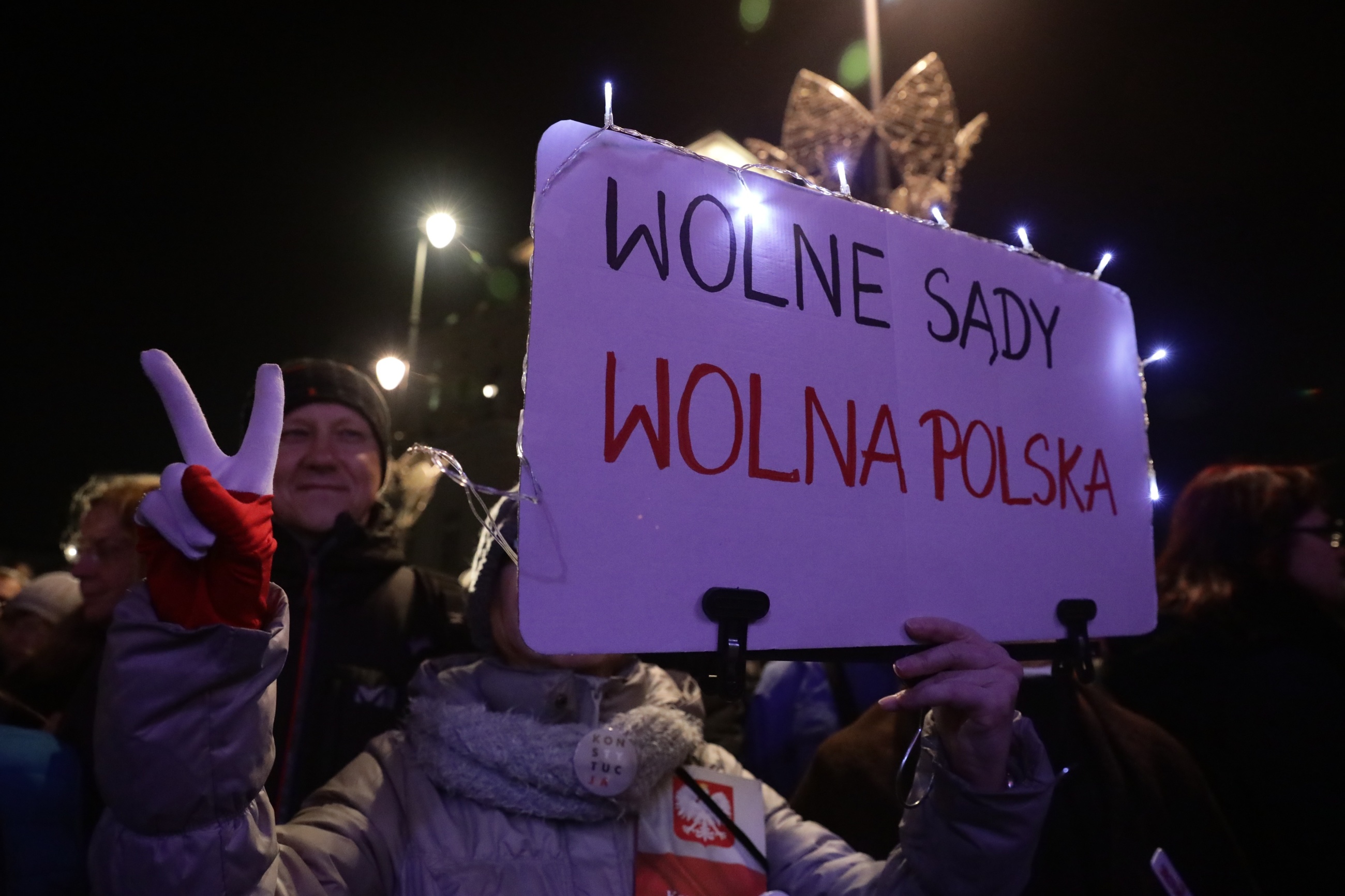 Protest przeciw reformie sądownictwa