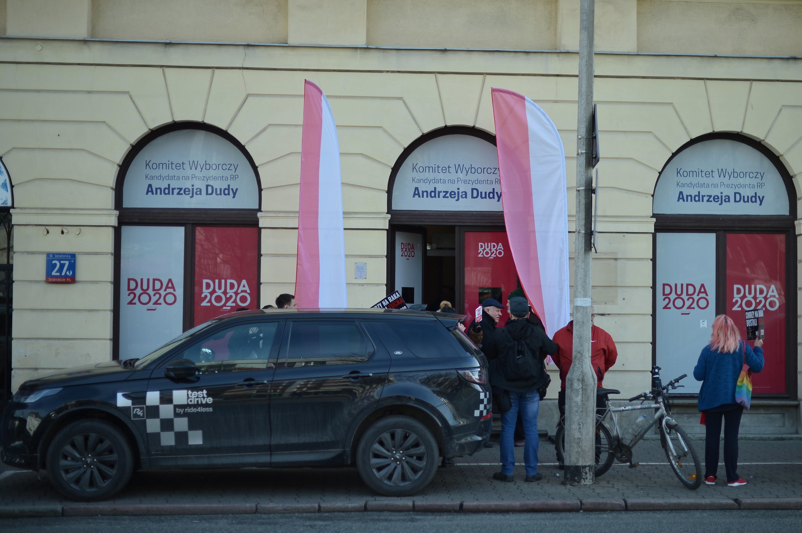 Siedziba Komitetu Wyborczego prezydenta Andrzeja Dudy