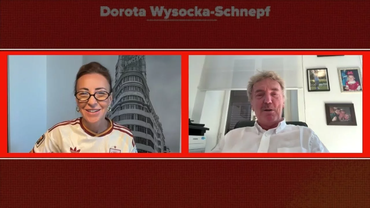 Dorota Wysocka-Schnepf i Zbigniew Boniek