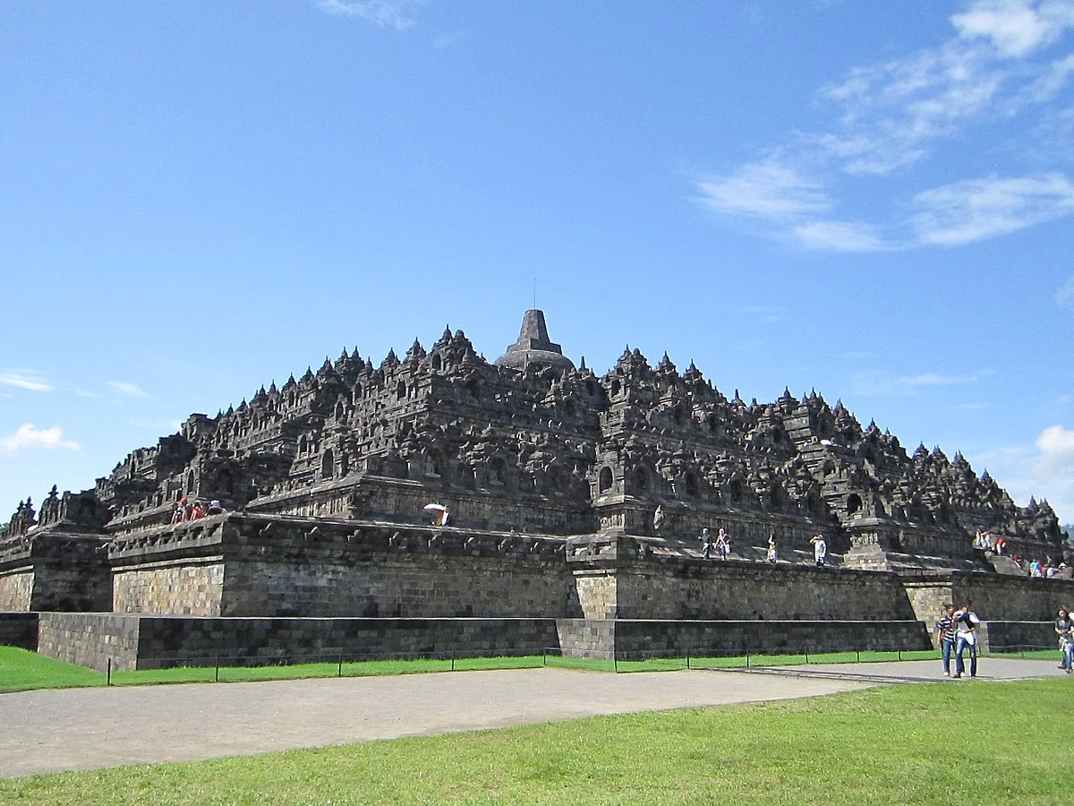 Borobudur - świątynia na Jawie, Indonezja