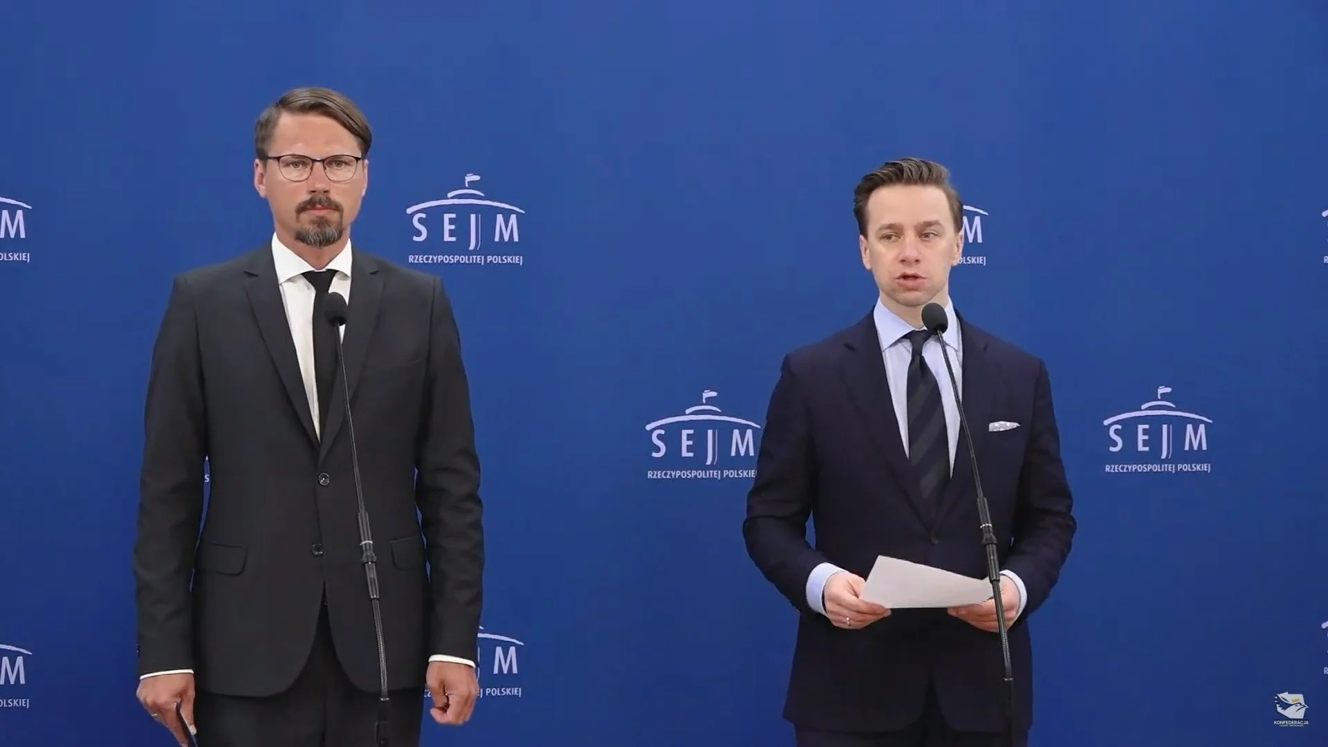 Grzegorz Płaczek, Krzysztof Bosak (Konfederacja)