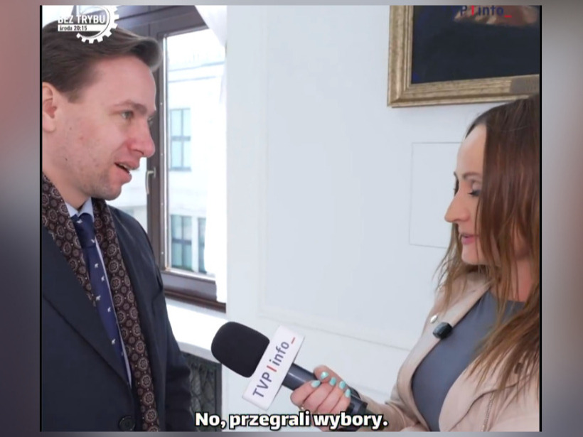 Krzysztof Bosak i Justyna Dobrosz-Oracz