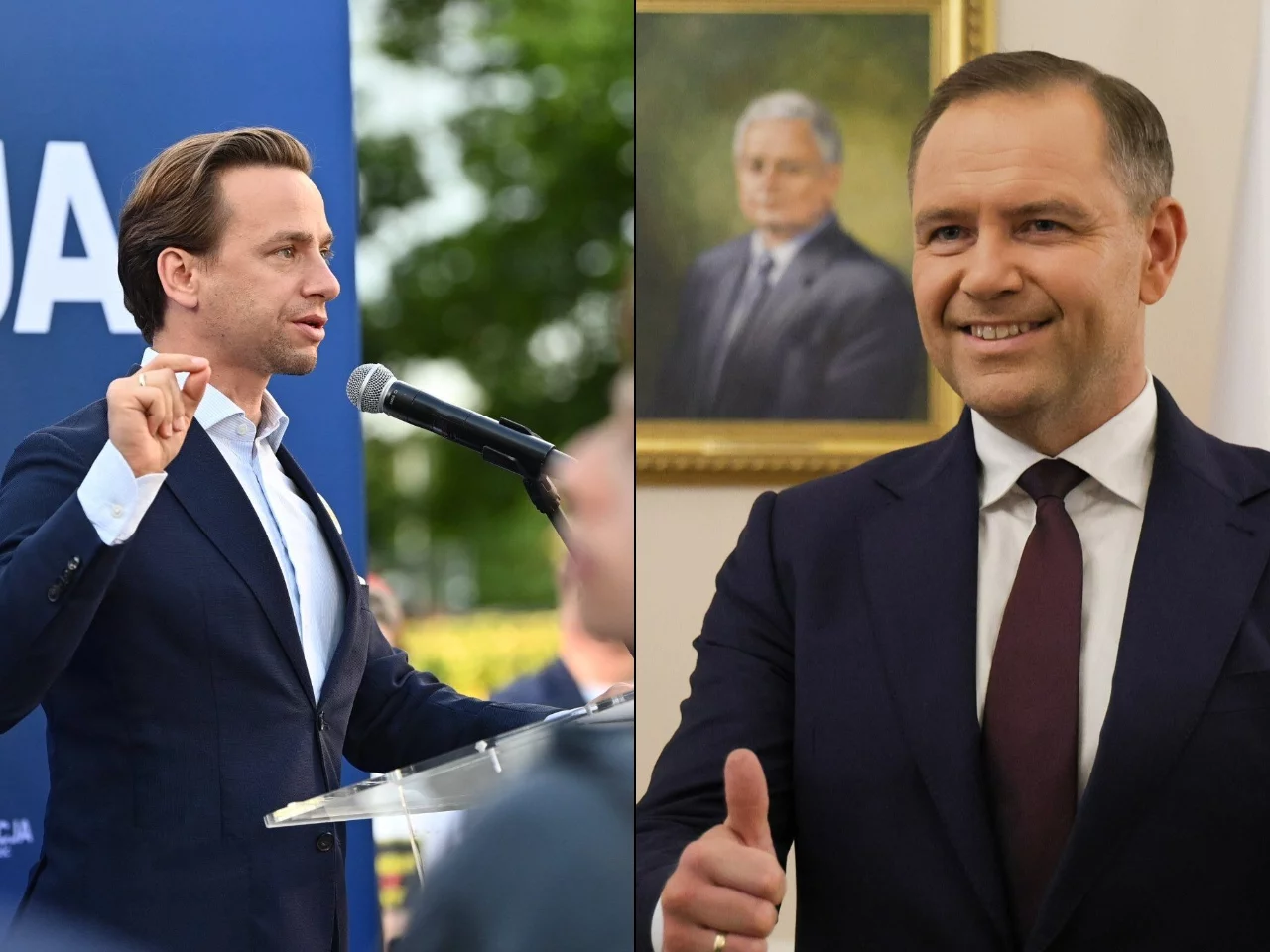 Krzysztof Bosak i Karol Nawrocki