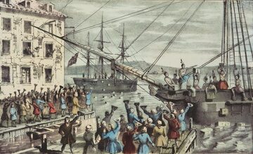 "Boston Tea Party" - wydarzenia z 16 grudnia 1773 roku w Bostonie