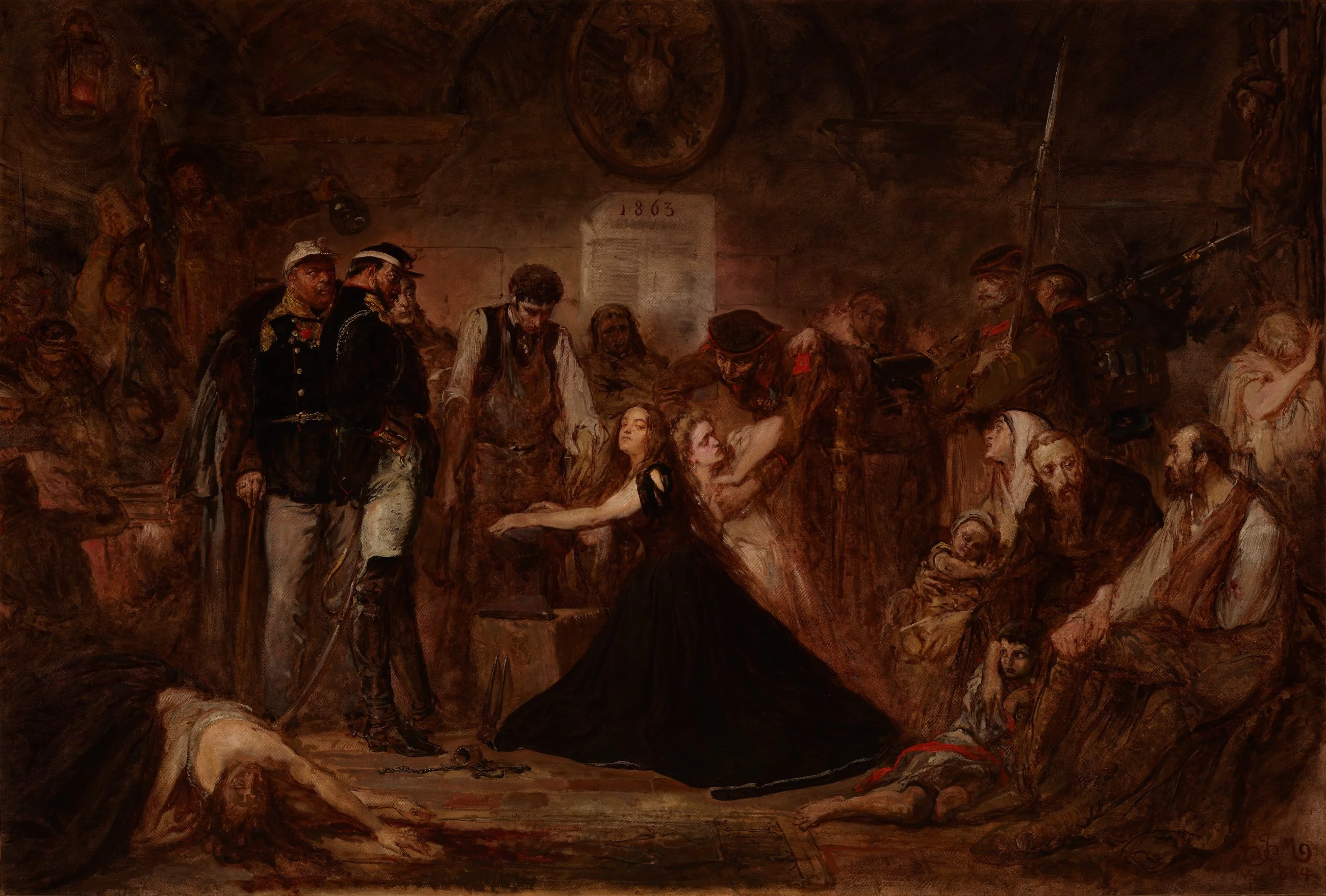 Jan Matejko - Polonia (powstanie styczniowe)
