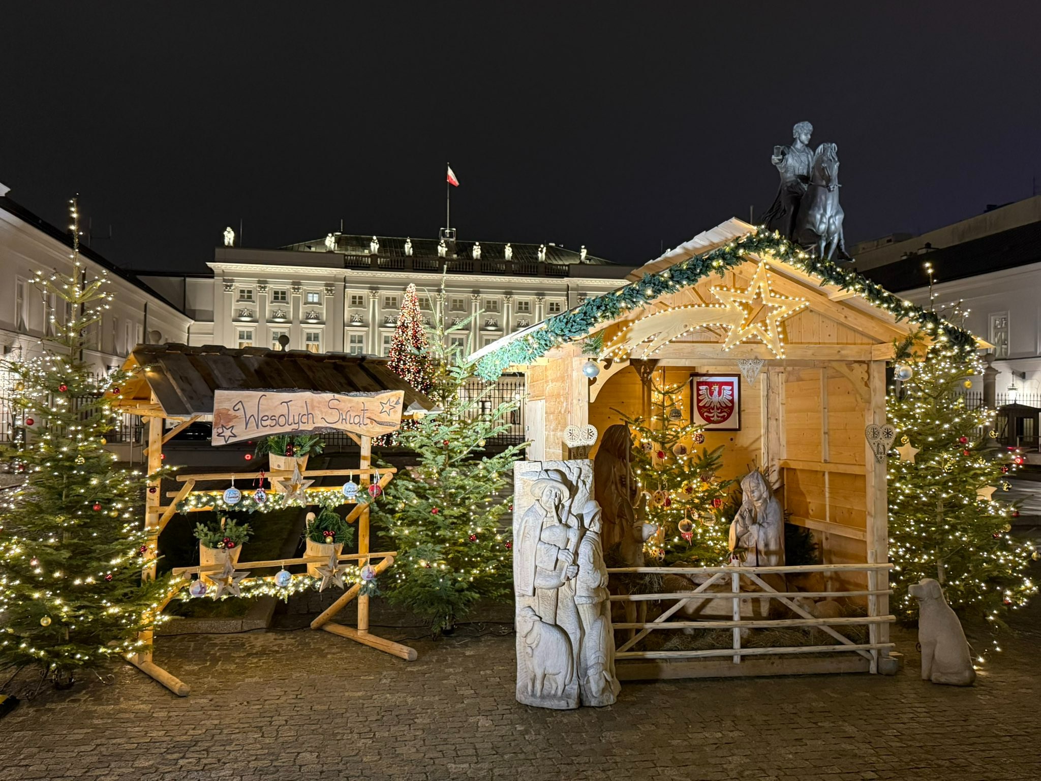 Stajenka przed Pałacem Prezydenckim. "Polska wyrasta z cywilizacji chrześcijańskiej"