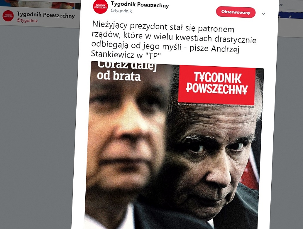 Okładka "Tygodnika Powszechnego"