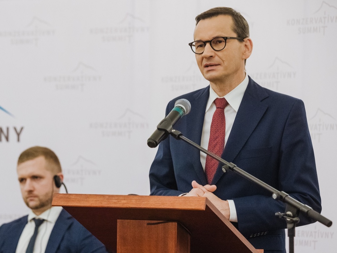 Premier Mateusz Morawiecki na II Szczycie Konserwatywnym w Bratysławie