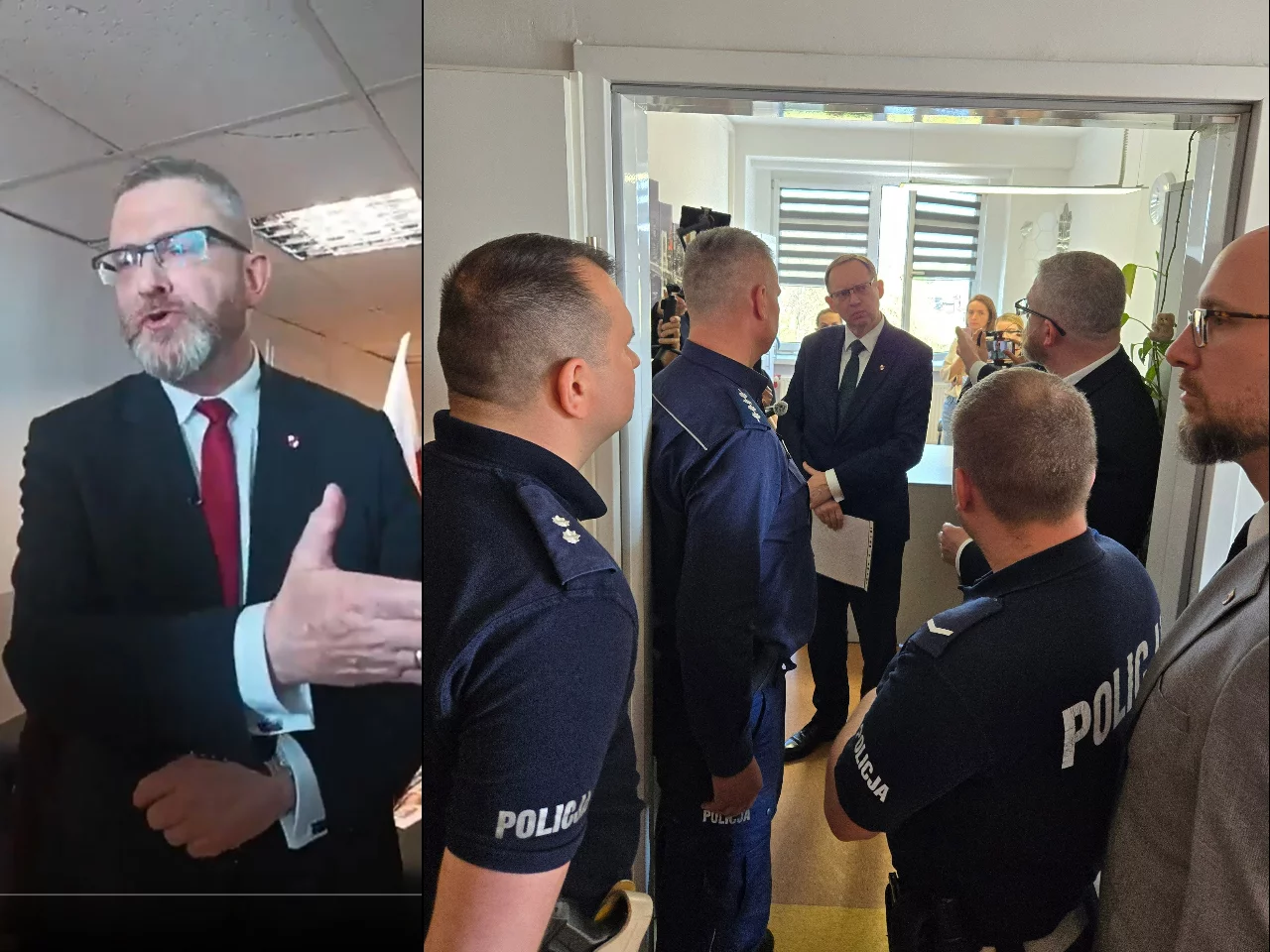 Grzegorz Braun w szpitalu w Oleśnicy