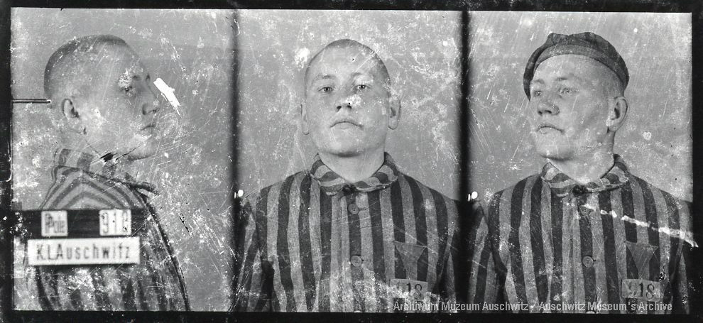 Kazimierz Piechowski w Auschwitz