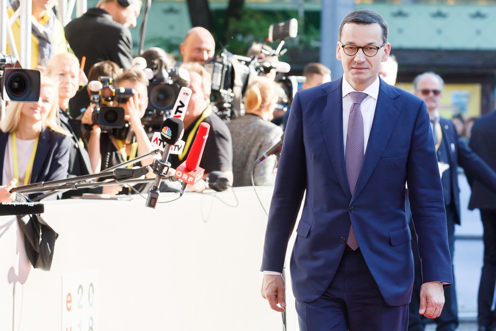 Mateusz Morawiecki na szczycie UE