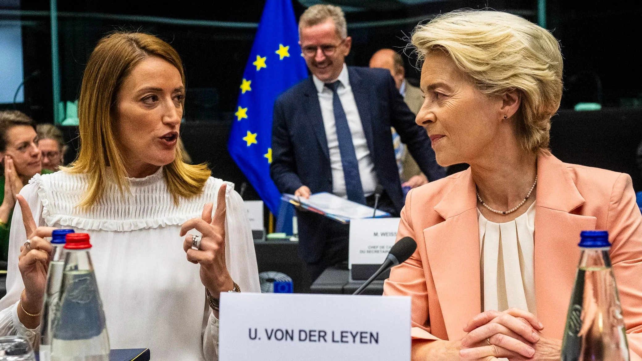 Roberta Metsola i Ursula von der Leyen