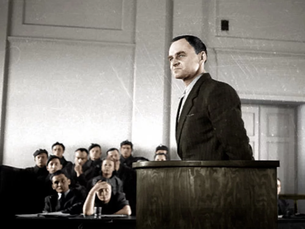 Witold Pilecki w czasie procesu