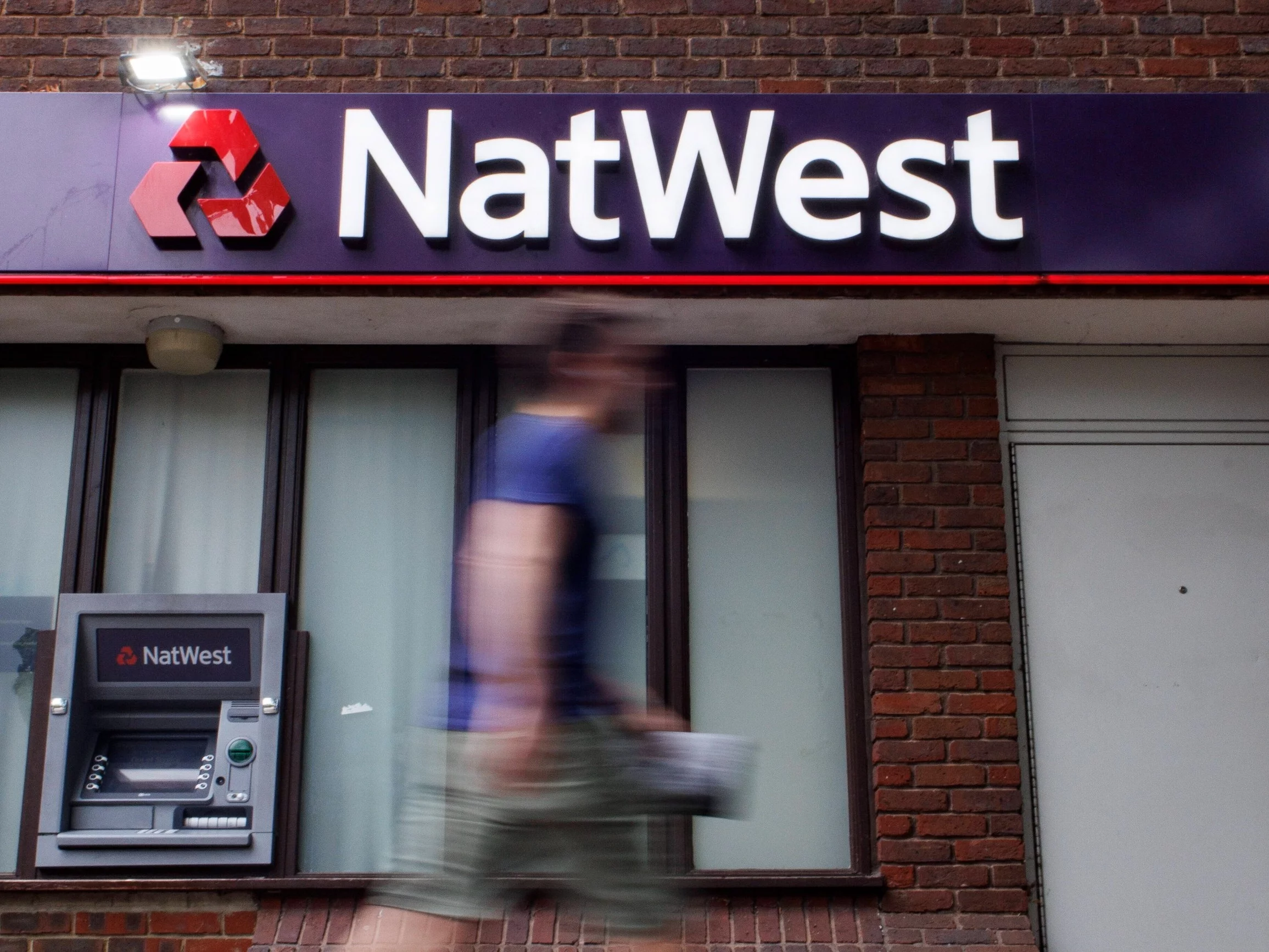 Oddziału banku NatWest w Londynie