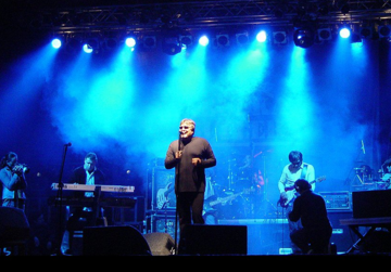 Budka Suflera podczas koncertu, 2005 r.