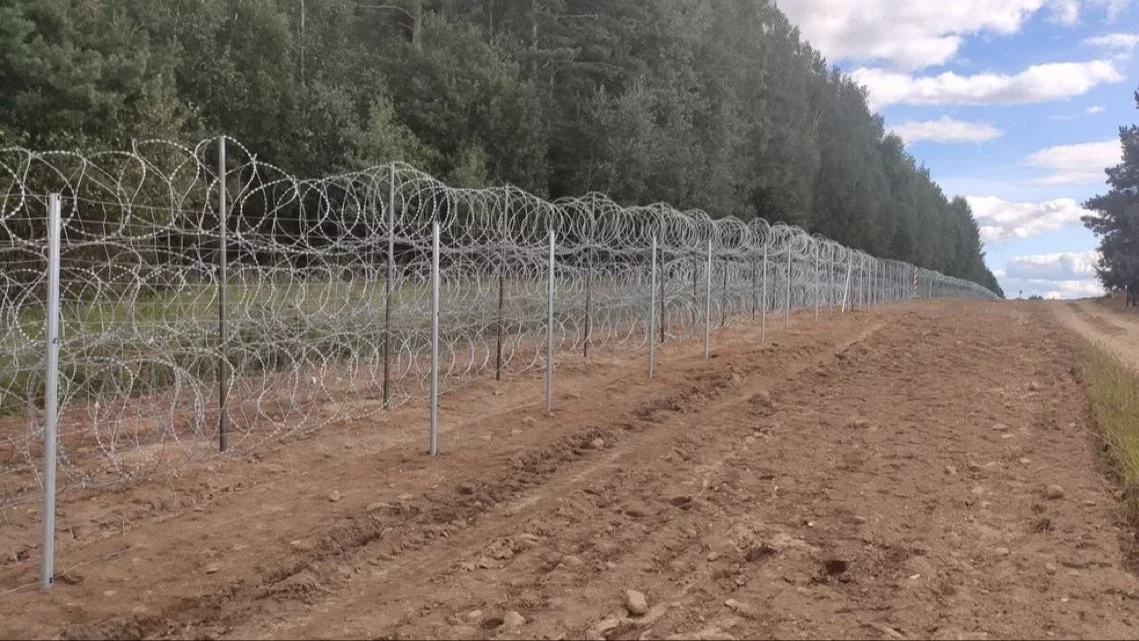 Ogrodzenie na polsko-białoruskiej granicy