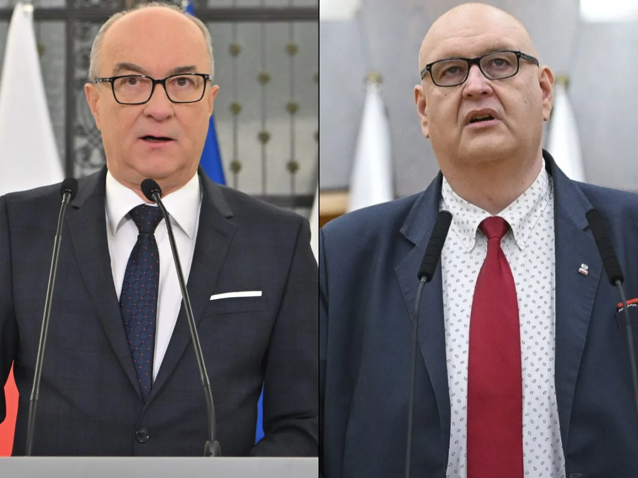 Włodzimierz Czarzasty i Bogdan Święczkowski