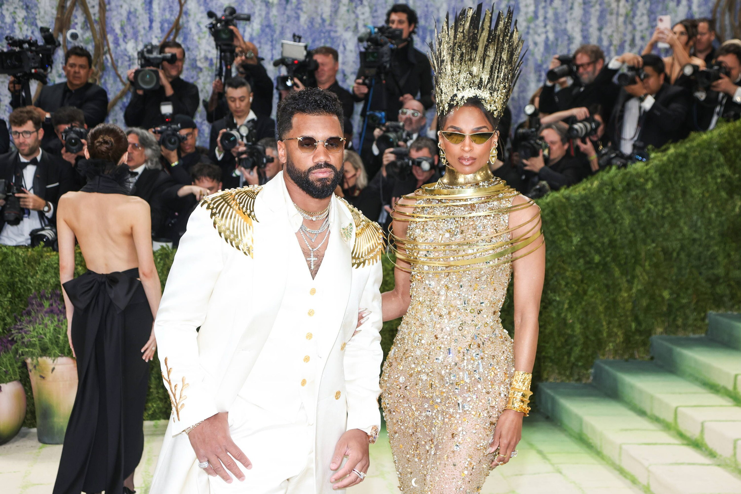 Sportowiec Russell Wilson i piosenkarka Ciara