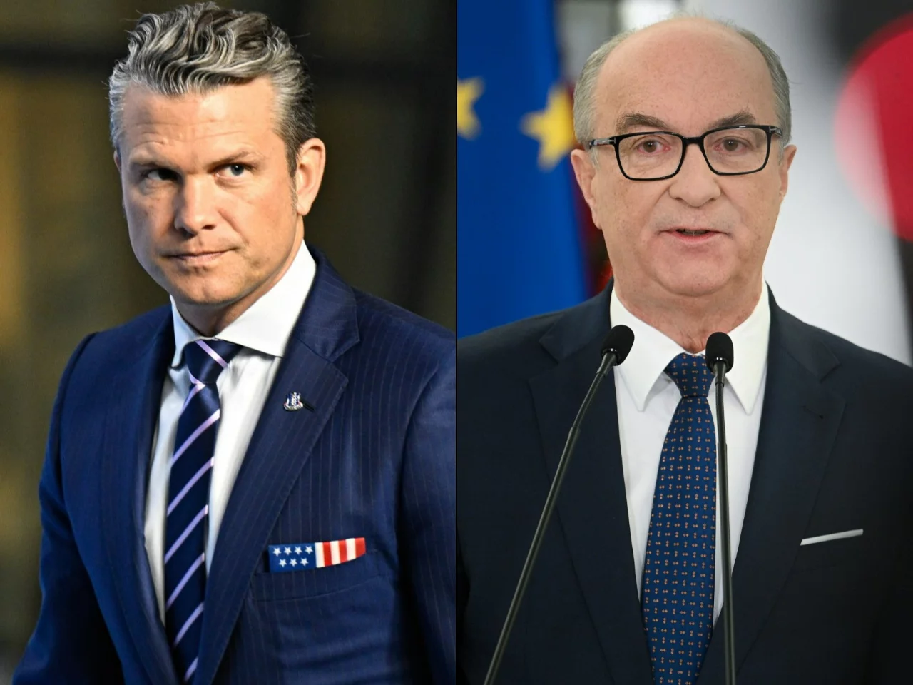 Pete Hegseth i Włodzimierz Czarzasty