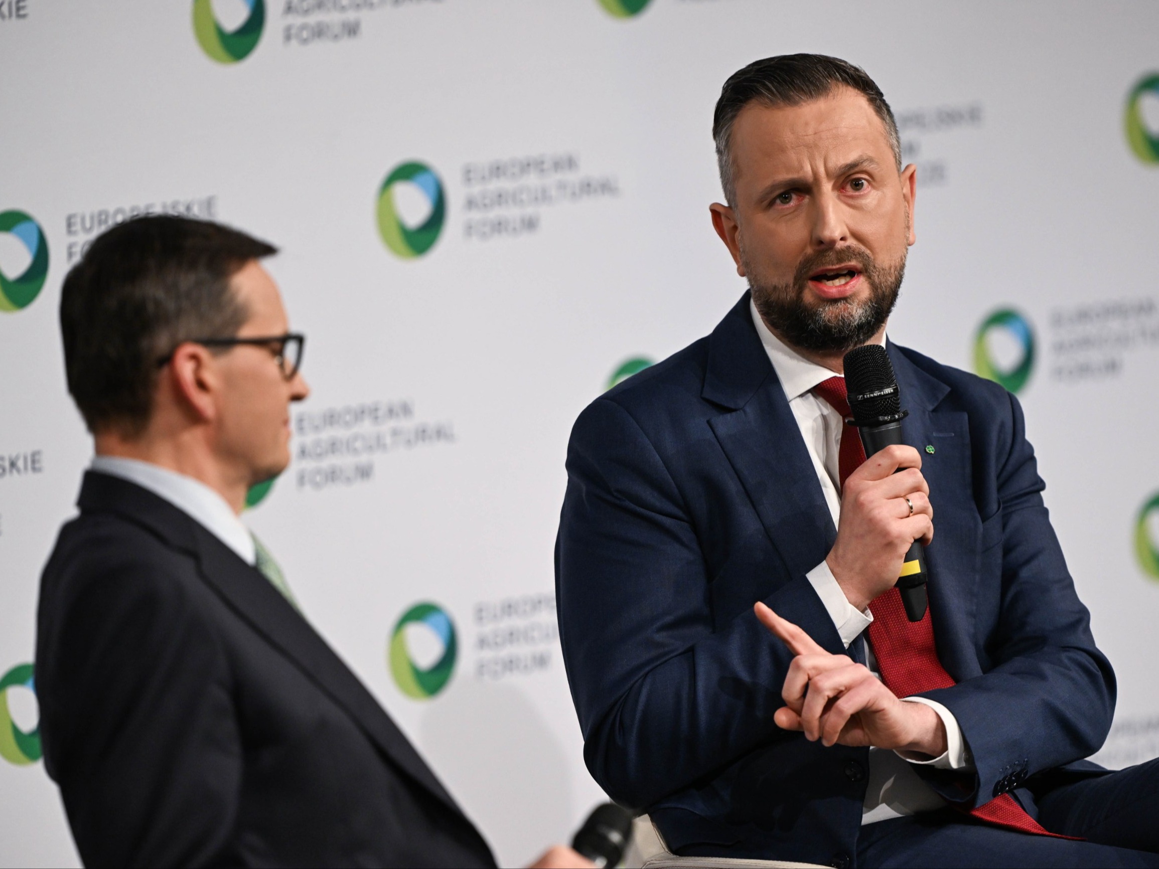 Mateusz Morawiecki oraz wicepremier, minister obrony narodowej Władysław Kosiniak-Kamysz