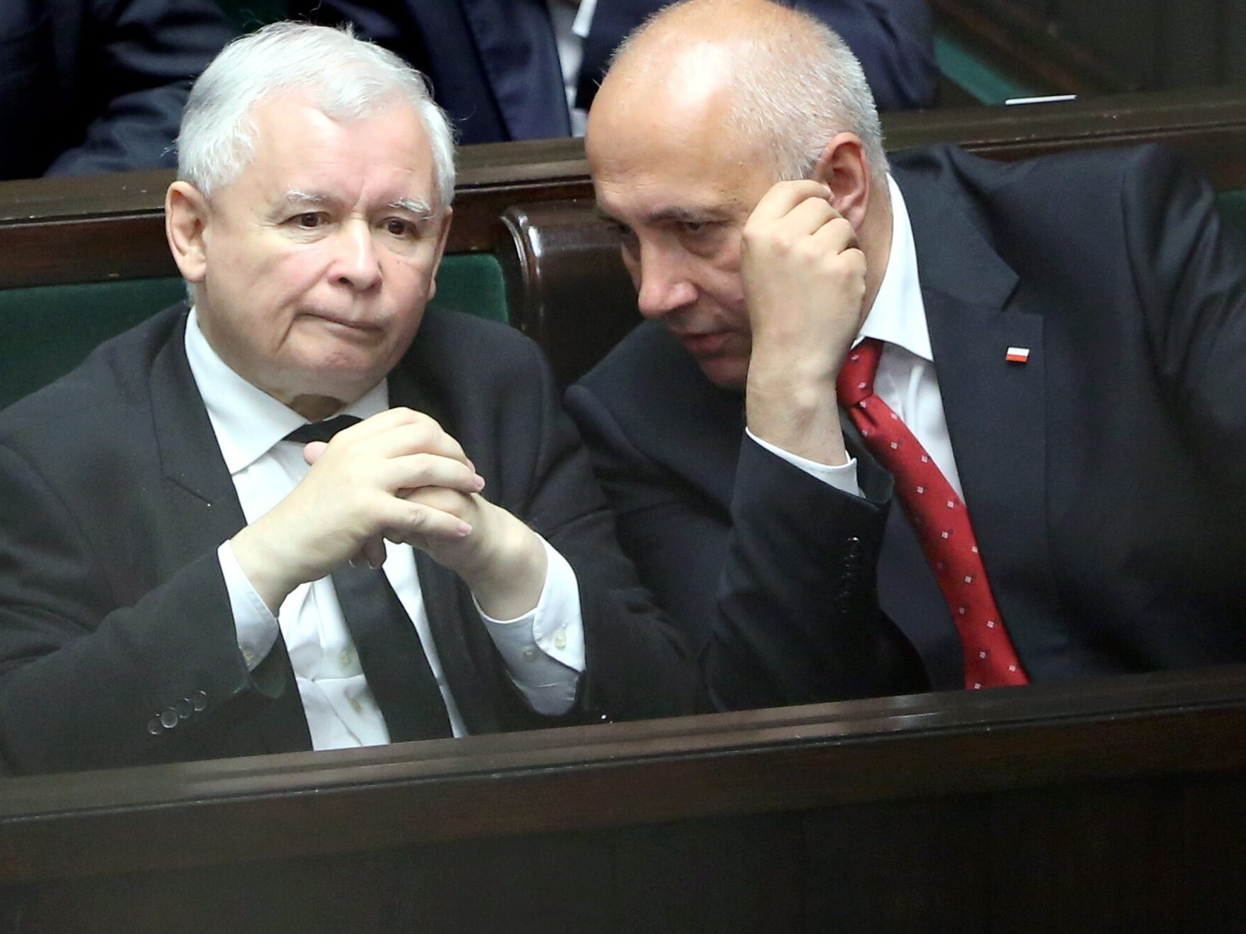 Jarosław Kaczyński i Joachim Brudziński