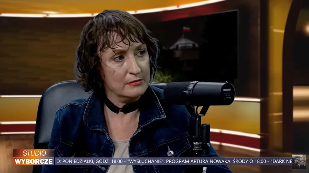 Dziennikarka Agnieszka Burzyńska