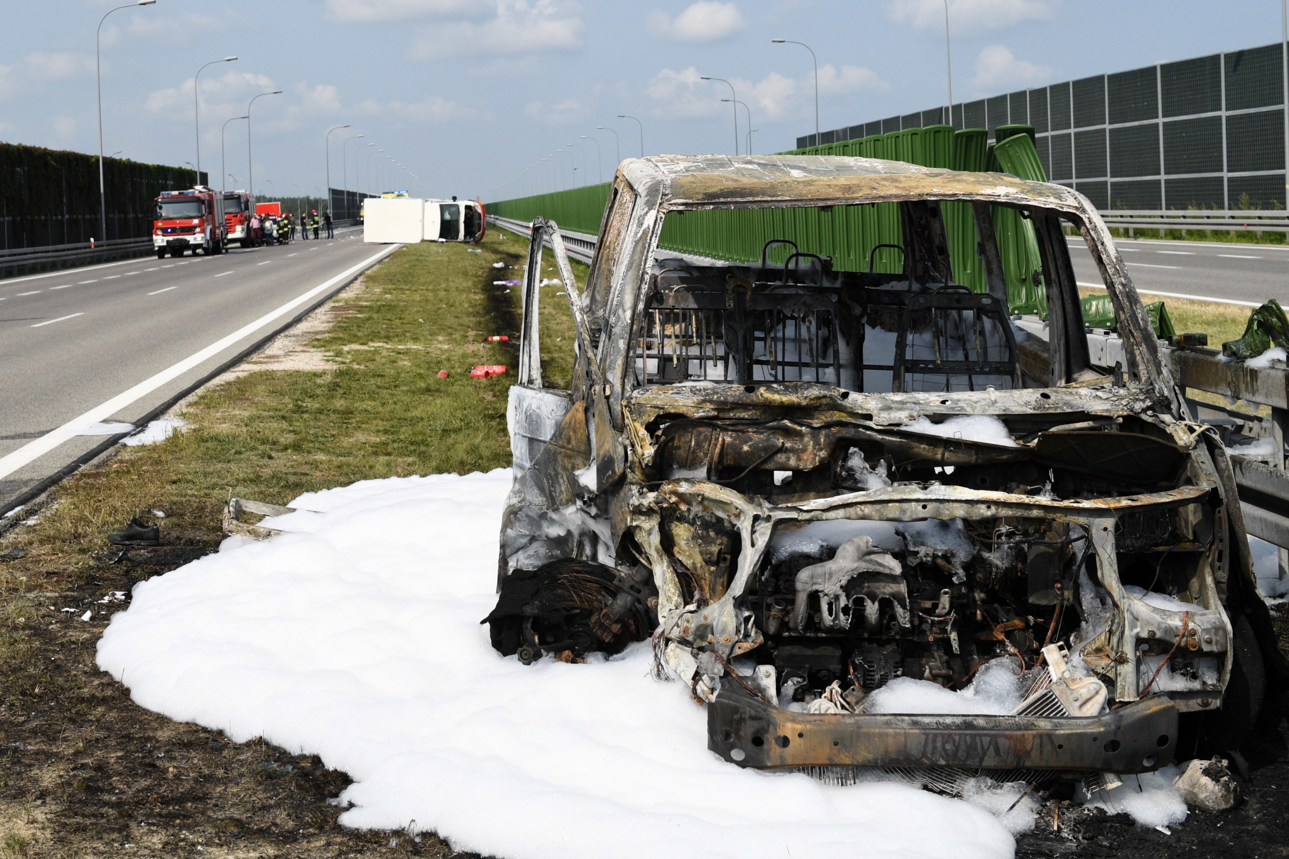 Wypadek na autostradzie A4