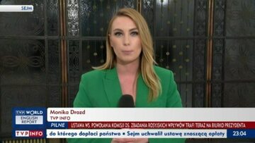 Była reporterka TVP Info Monika Drozd