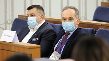 Byli członkowie Rady Medycznej ds. COVID-19 przy premierze Artur Zaczyński i Konstanty Szułdrzyński